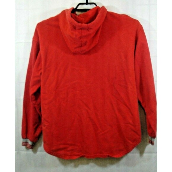 Tag Rag Hoodie Shirt Jacket Vintage Red Plaid Rare Made In USA Mens Size M - Picture 7 of 7